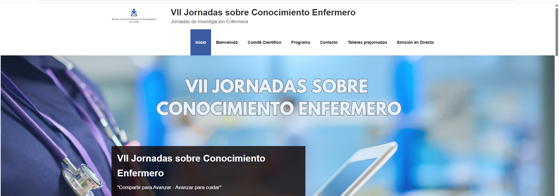 VII Jornadas sobre Conocimiento Enfermero