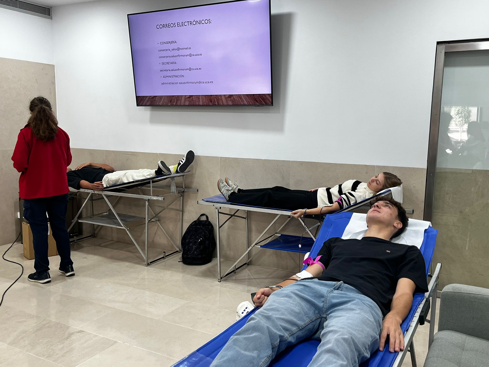 Salus en la donación de sangre