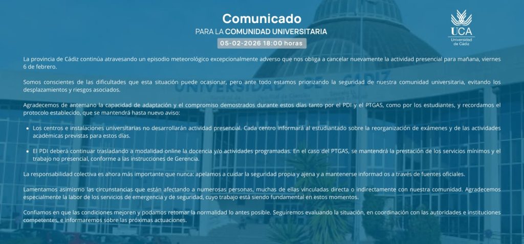 Nuevo Comunicado