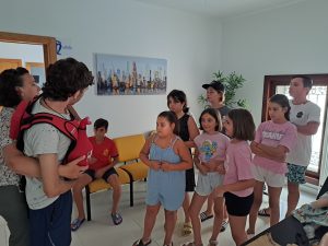 Visita de la LUDOTECA LA SELVA a Salus Infirmorum